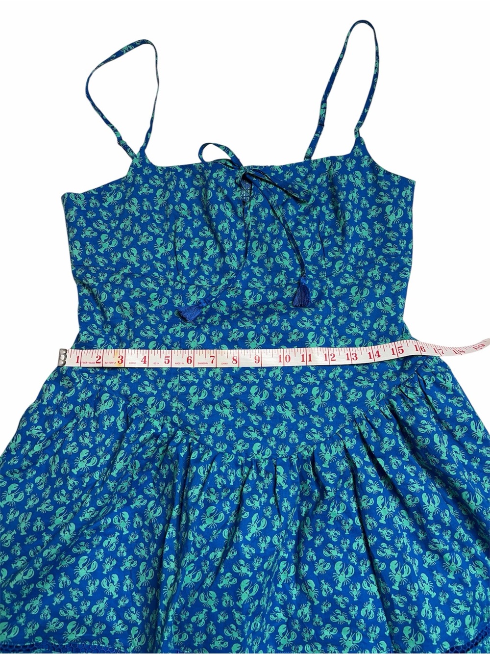 NWT Roller Rabbit X Target Blue Lobster Print Mini Dress Size Medium - Picture 12 of 13